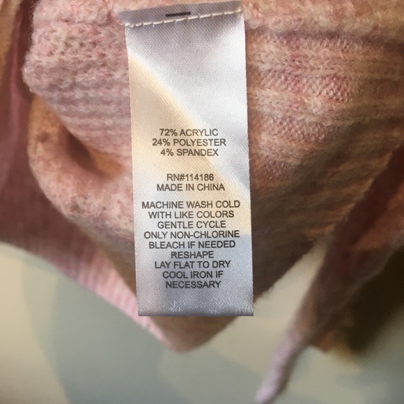 Peyton primrose size large baby pink knit sweater - Picture 6 of 10